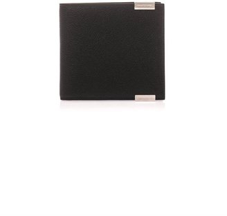 Balenciaga Grained-leather bi-fold wallet