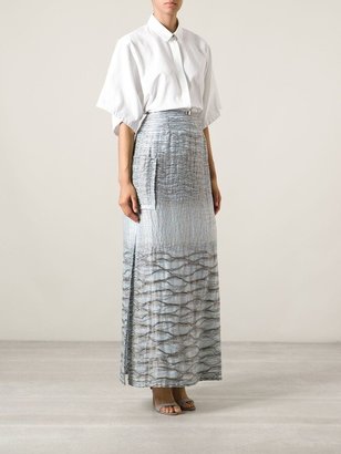 Jean Louis Scherrer Pre-Owned A-Line Maxi Skirt