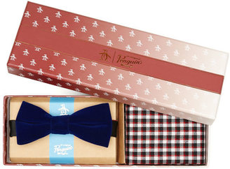 Original Penguin Velvet Solid Bow Tie Box Set