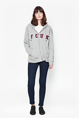 French Connection Pipa Sweats Fcuk Zip-Up Hoody