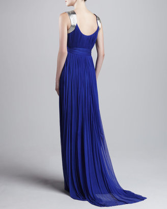 Catherine Deane Dasha Long Pleated Gown