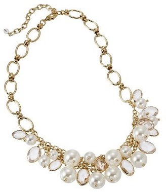 Pearl Lonna & Lilly Loose Simulated Frontal Necklace - Gold