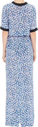 Ungaro Blossom Maxi Dress-Blue