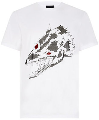 Lanvin Sequin Eyes Wolf T-Shirt