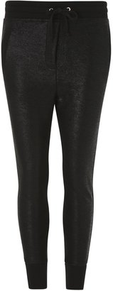 IRO Lottie black metallic jogging trousers
