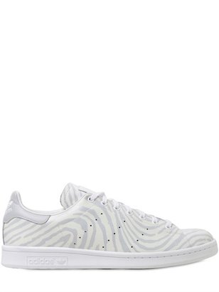 Opening Ceremony Adidas By Stan Smith Fingerprint Leather Sneakers