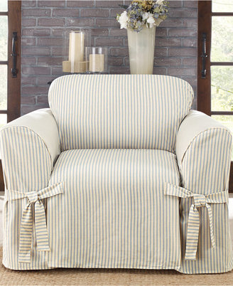 Sure Fit Ticking Stripe Slipcover Collection