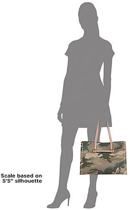 Valentino Camouflage Mixed-Media Shopper