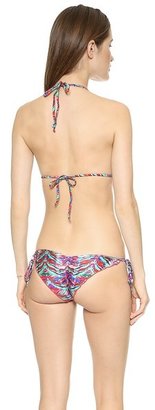 Luli Fama Besos De Sal Wavy Triangle Bikini Top