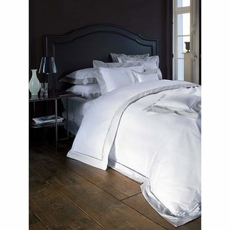 Yves Delorme Walton silver pillowcase boudoir