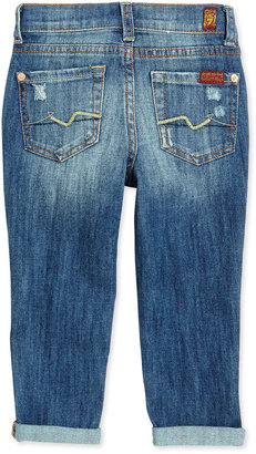 7 For All Mankind Josefina Distressed Jeans, Sizes 2T-4T
