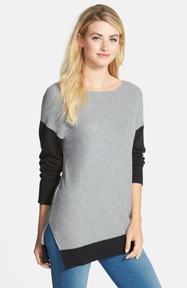 Vince Camuto Colorblock Asymmetrical Sweater