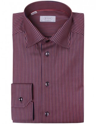 Eton Contemporary Fit Striped Shirt