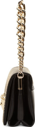 Versace Black Studed Medusa Shoulder Bag