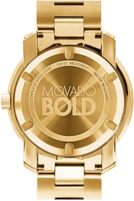 Movado 'Bold' Bracelet Watch, 43mm