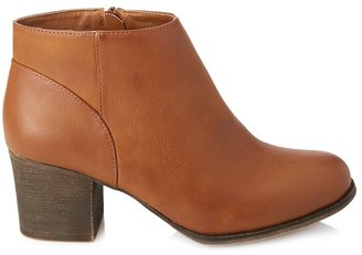 Forever 21 Classic Faux Leather Booties