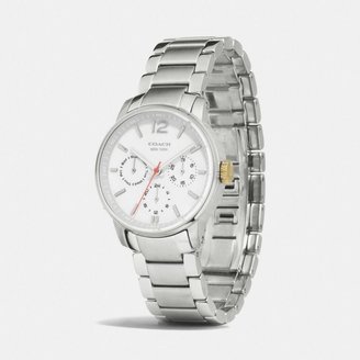 Coach Kasey Chronograph Stainless Steel Bracelet Watch