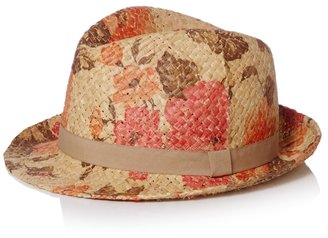 Oliver Bonas Floral Print Fedora Hat