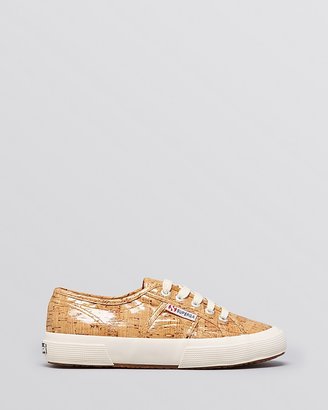 Superga Lace Up Sneakers - Glossy Cork