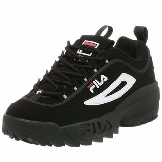 fila black leather shoes
