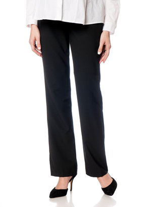 A Pea in the Pod Secret Fit Belly Twill Back Pockets Straight Leg Maternity Pants