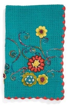 Amity Home 'Haley' Floral Embroidered Knit Throw