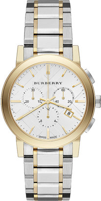Burberry BU971 The City gold-toned stainless steel chronograph watch