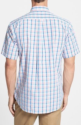 Vineyard Vines 'Tucker - Shelly Bay' Classic Fit Short Sleeve Seersucker Sport Shirt