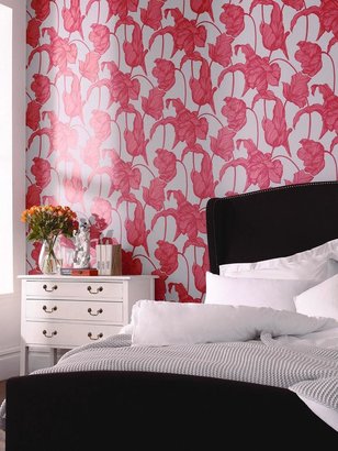 Laurence Llewellyn Bowen Harem Tulips Wallpaper - Pink