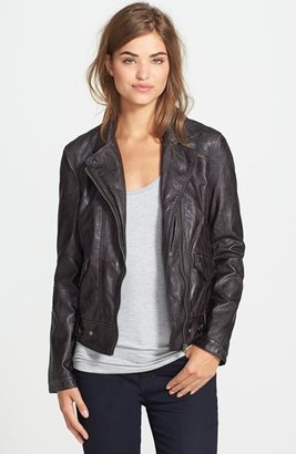 KUT from the Kloth 'Dean' Distressed Faux Leather Jacket