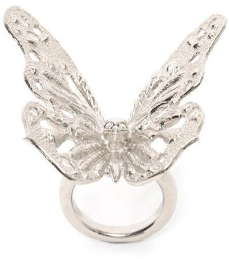 Alexander McQueen Butterfly Skull Ring