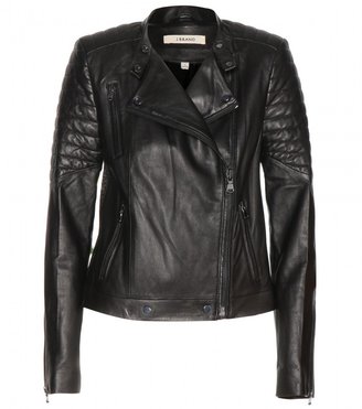 J Brand Crista leather biker jacket