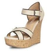 Dorothy Perkins Womens White contrast wedges- White