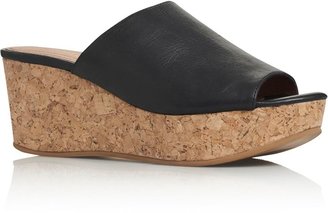 Next Leather Mule Wedges