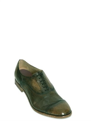 Alberto Fasciani 20mm Hand Brushed Oxford Leather Shoes