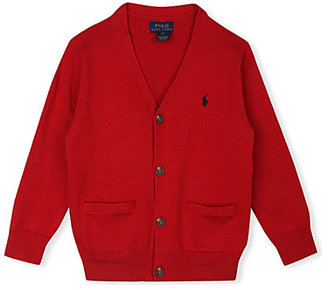Ralph Lauren Loosely-cut cotton cardigan Red