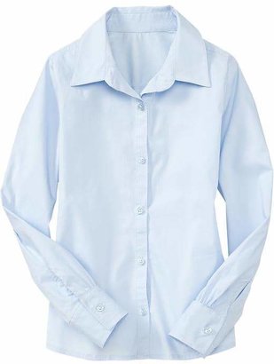 Old Navy Long-Sleeve Uniform Shirt for Girls