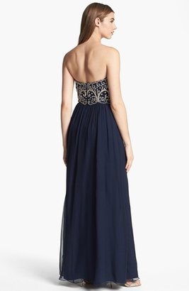 Sean Collection Embellished Strapless Silk Gown (Online Only)