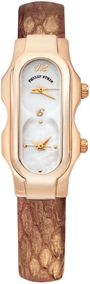 Philip Stein Teslar Women's Mini Rose Gold-Plated Stainless Steel Watch