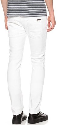 Nudie Jeans Thin Finn Org White Jeans