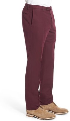 Incotex 'Benn' Linen Blend Flat Front Trousers
