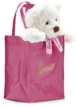 Harrods Bear In A Pink Bag