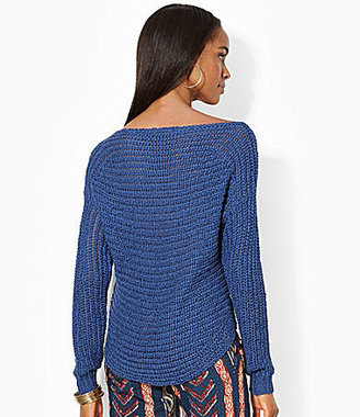 Lauren Ralph Lauren Open-Knit Dolman Sweater