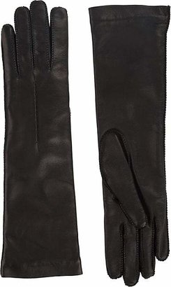 Barneys New York Women's Cashmere-Lined Long Gloves - Black