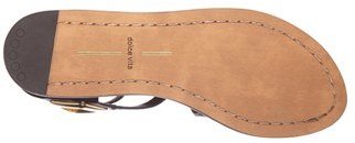 Dolce Vita 'Ferrah' Flat Leather Sandal (Women)