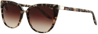 Barton Perreira Ronette Cat-Eye Sunglasses, Orion Marble