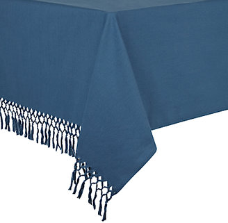 John Lewis 7733 John Lewis Croft Collection Tassel Tablecloth, Blue