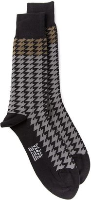 Paul Smith houndstooth pattern socks