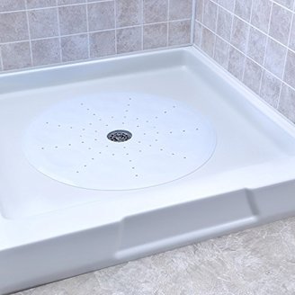 Round Shower Mat (White)
