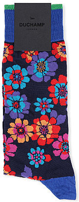 Duchamp Cotton floral socks - for Men